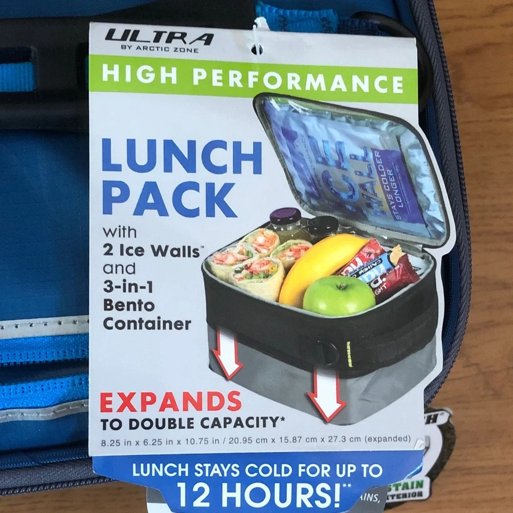 Ultra Insulated Lunch Bag with Ice Packs